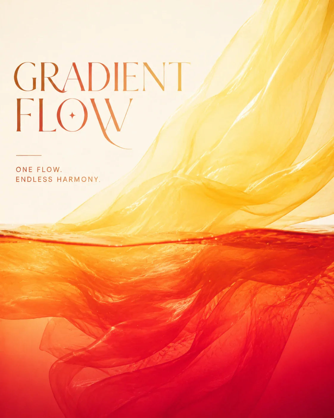 Yellow hand-dyed silk for Gradient Flow