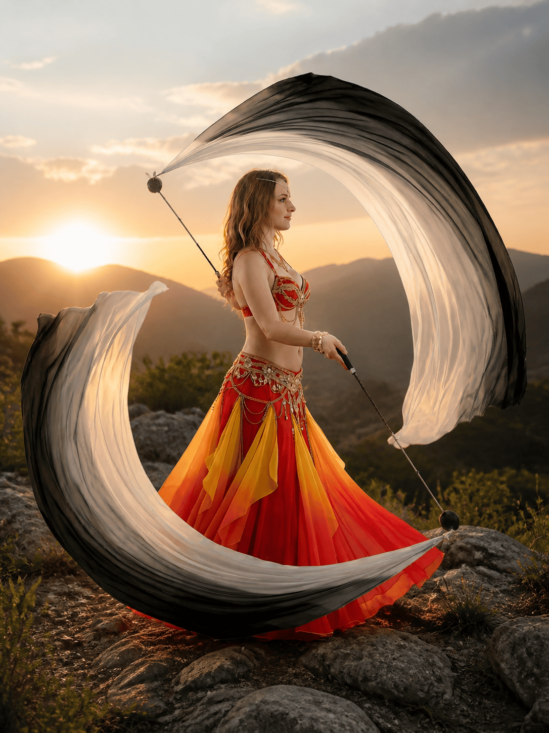 Silk Veil Poi