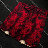 Volcanic Fire Silk Fan Veils
