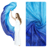 Blue & Royal Blue Silk Veil
