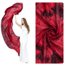 Red & Black Silk Veil