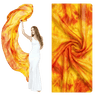 Red & Yellow Silk Veil