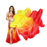 Yellow, Orange & Red Silk Fan Veils